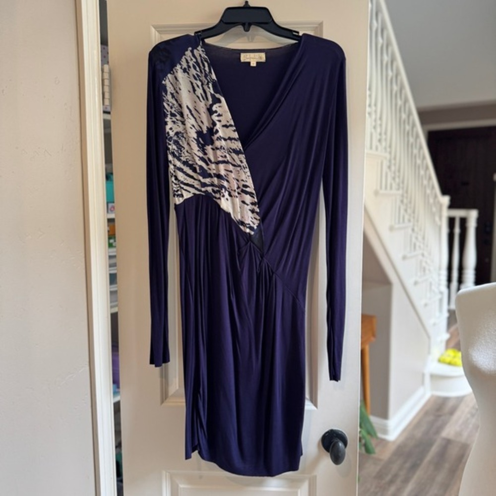 Babakul Wrap Cross Front Dress‎ - Picture 2 of 5